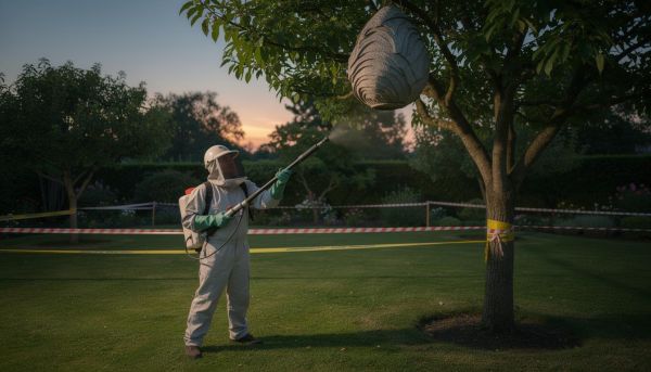 La destruction d’un nid de frelon : les solutions sûres à privilégier