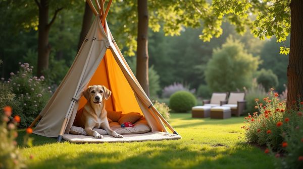 Tipi pour chien : abri élégant et confortable pour votre animal