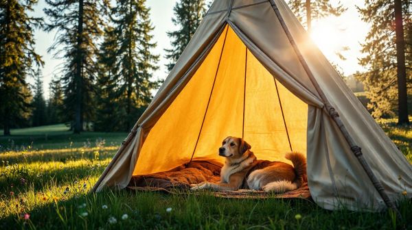Top 5 tipi stylés pour chiens : confort et élégance assurés